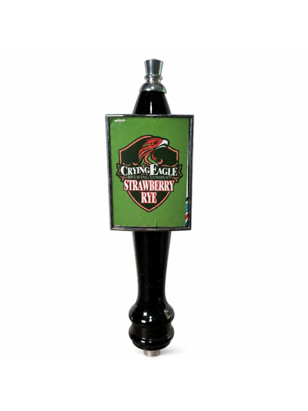 Crying Eagle Brewing Strawberry Rye Beer Tap Handle Lake Charles Louisiana Craft